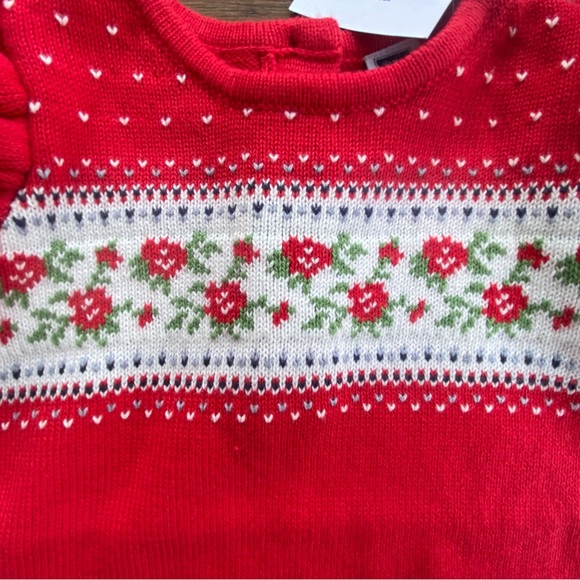 Janie and Jack 3-6 mos infant girls sweater romper NWT - Picture 2 of 4